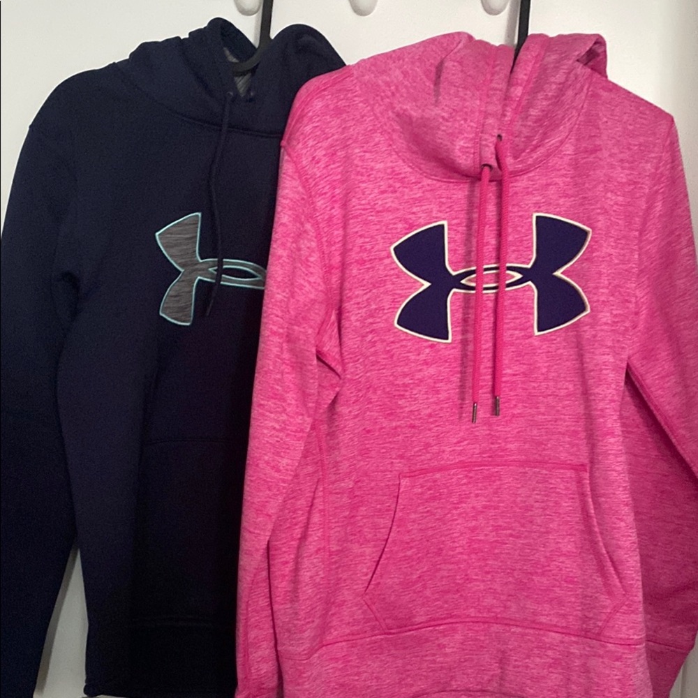 Under Armour Pink and Blue Hoodies 💗💙